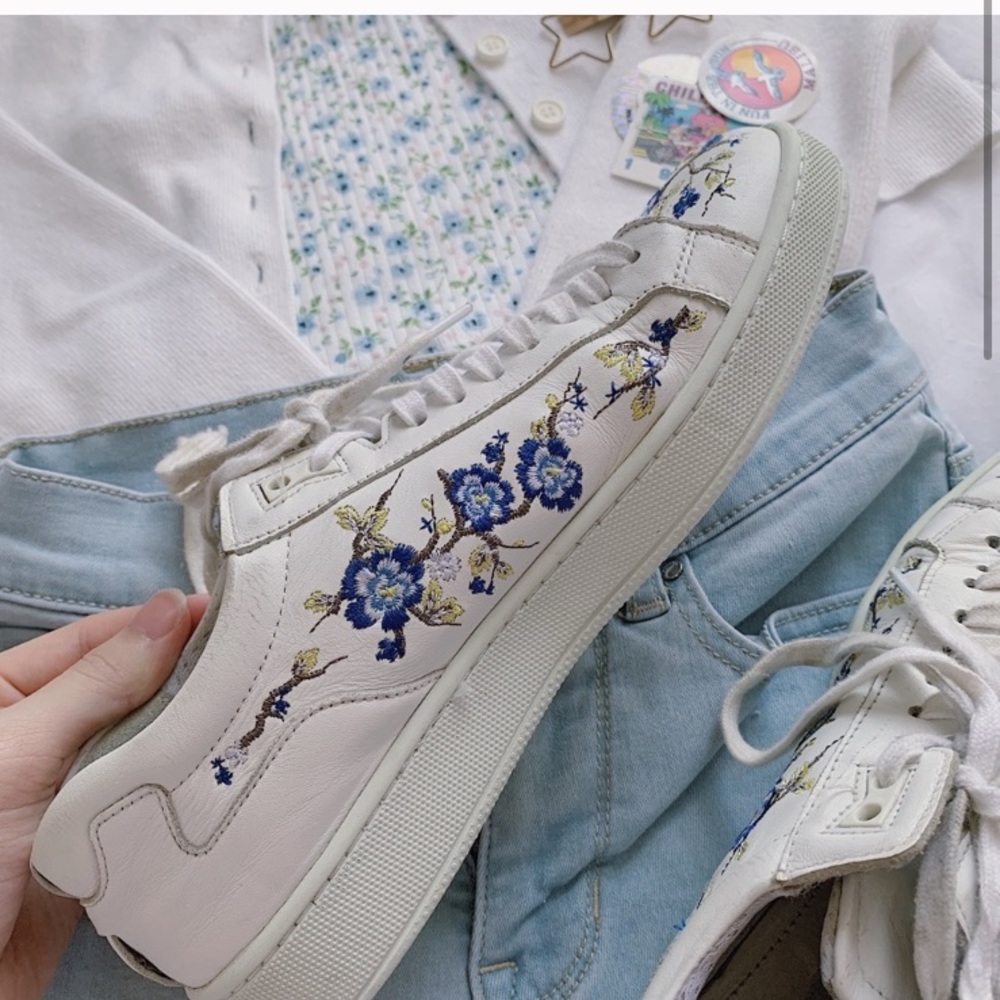 Kenzo Paris Tennix Flowers Sneakers